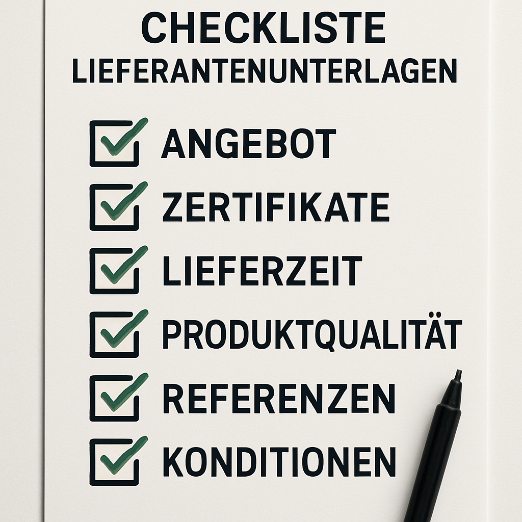 Vorauswahl geprüfter Lieferanten in China nach Qualität und Exporterfahrung