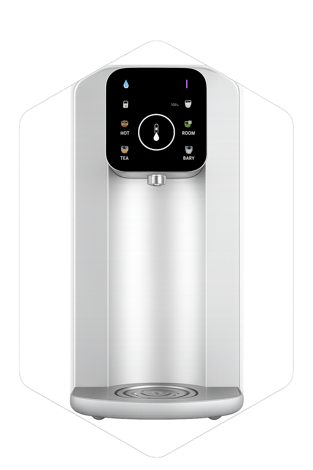 Wasserspender von Aqua Global für den europäischen Markt als Beispiel für hohe Produktionskosten trotz funktionierendem Produkt bei China Import.