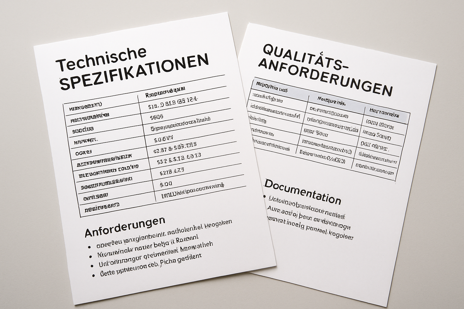 Definition von Qualitätsstandards nach europäischen Anforderungen für China Sourcing