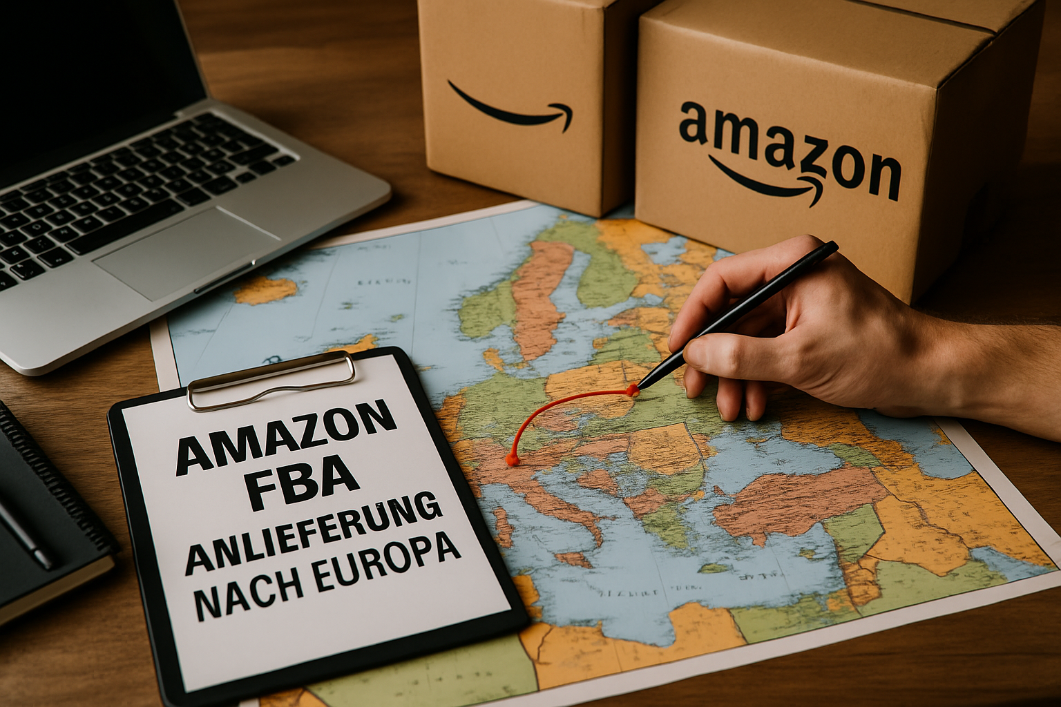 Koordination der Logistik für Amazon FBA Anlieferung nach Europa
